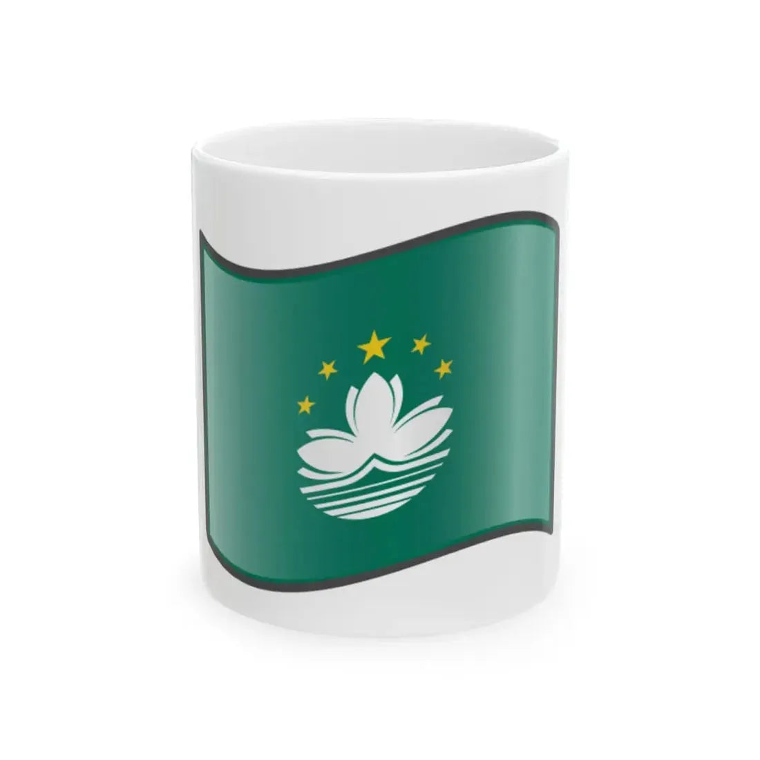 Nuvola Macau flag (China) White Coffee Mug 11oz - Go Mug Yourself