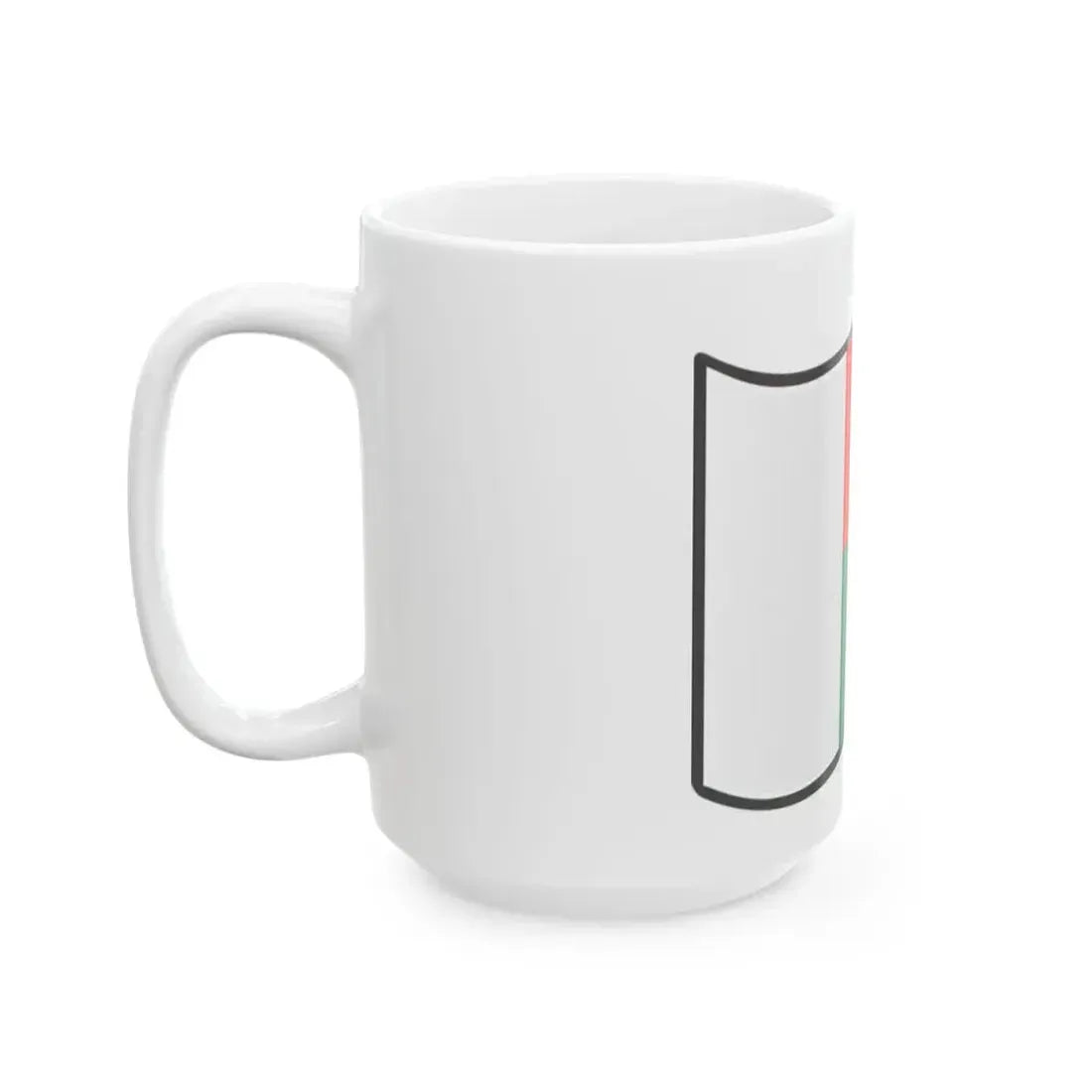 Nuvola Madagascar flag (Madagascar) White Coffee Mug - Go Mug Yourself