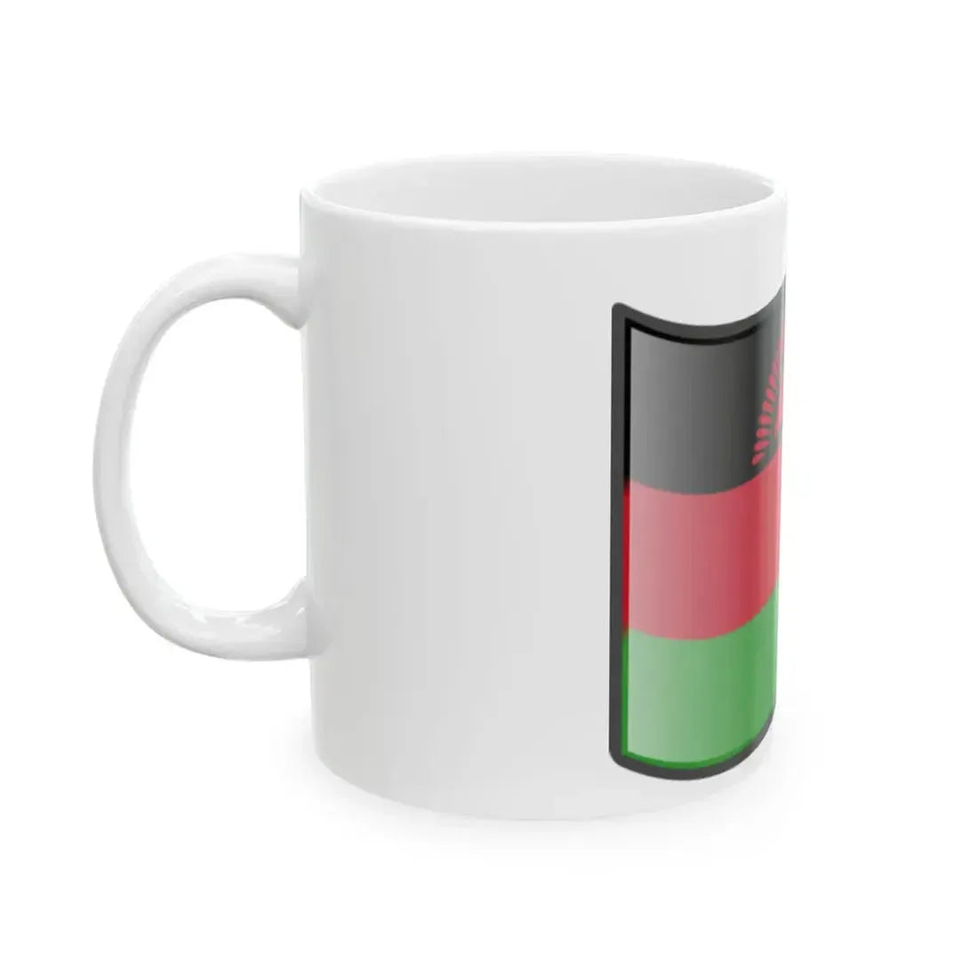 Nuvola Malawian flag (Malawi) White Coffee Mug - Go Mug Yourself