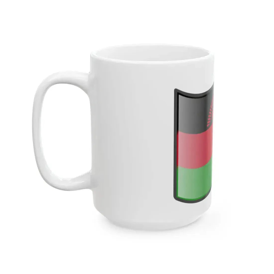 Nuvola Malawian flag (Malawi) White Coffee Mug - Go Mug Yourself