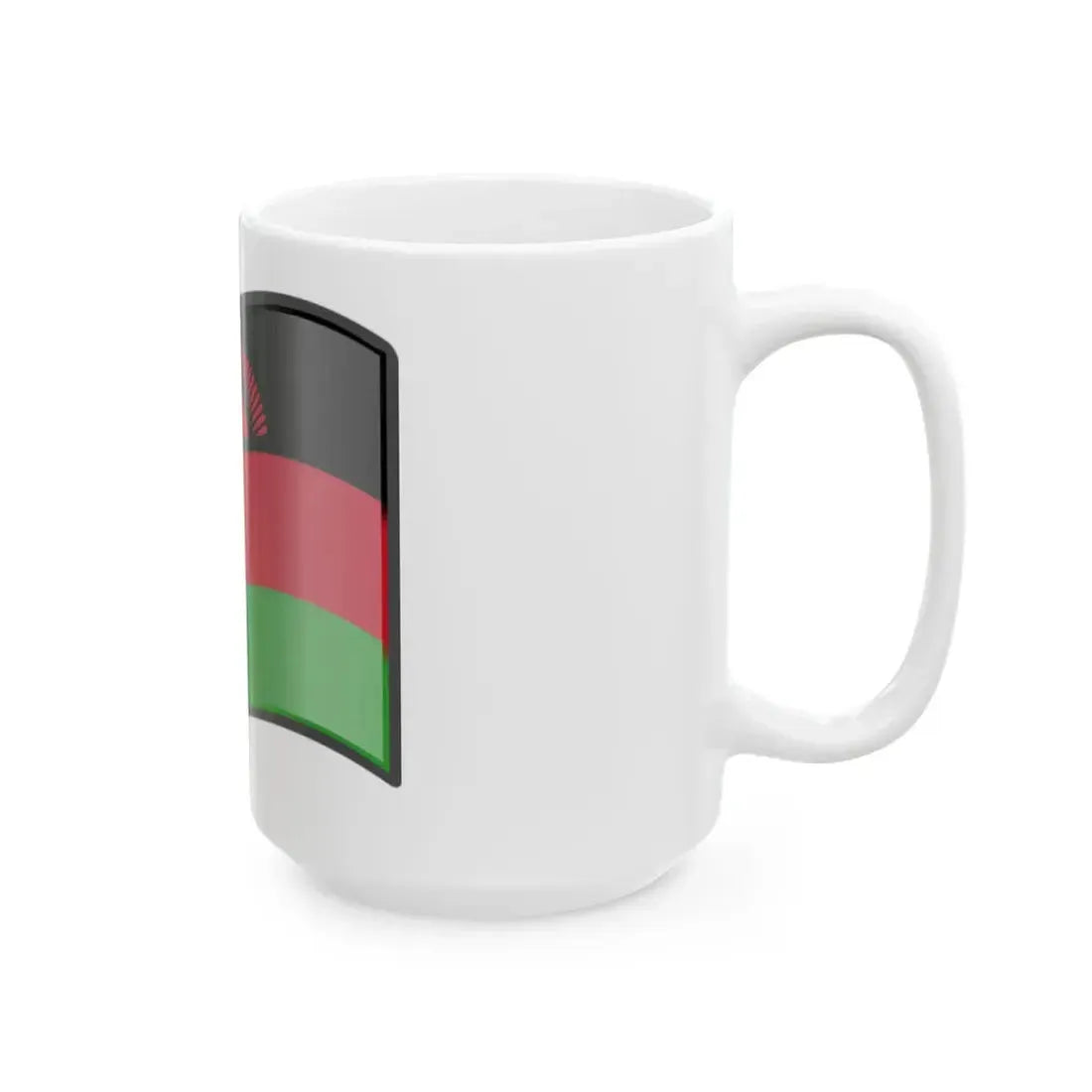 Nuvola Malawian flag (Malawi) White Coffee Mug - Go Mug Yourself
