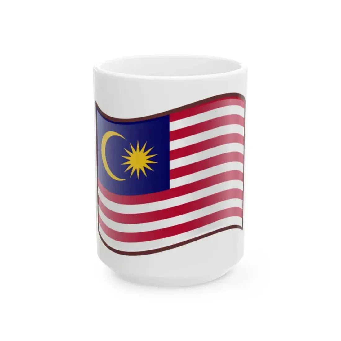 Nuvola Malaysian flag (Malaysia) White Coffee Mug 15oz - Go Mug Yourself