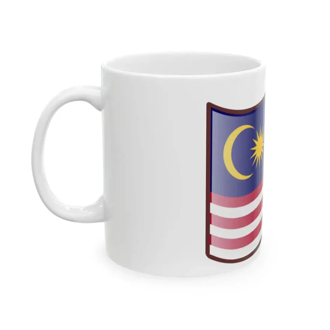 Nuvola Malaysian flag (Malaysia) White Coffee Mug - Go Mug Yourself