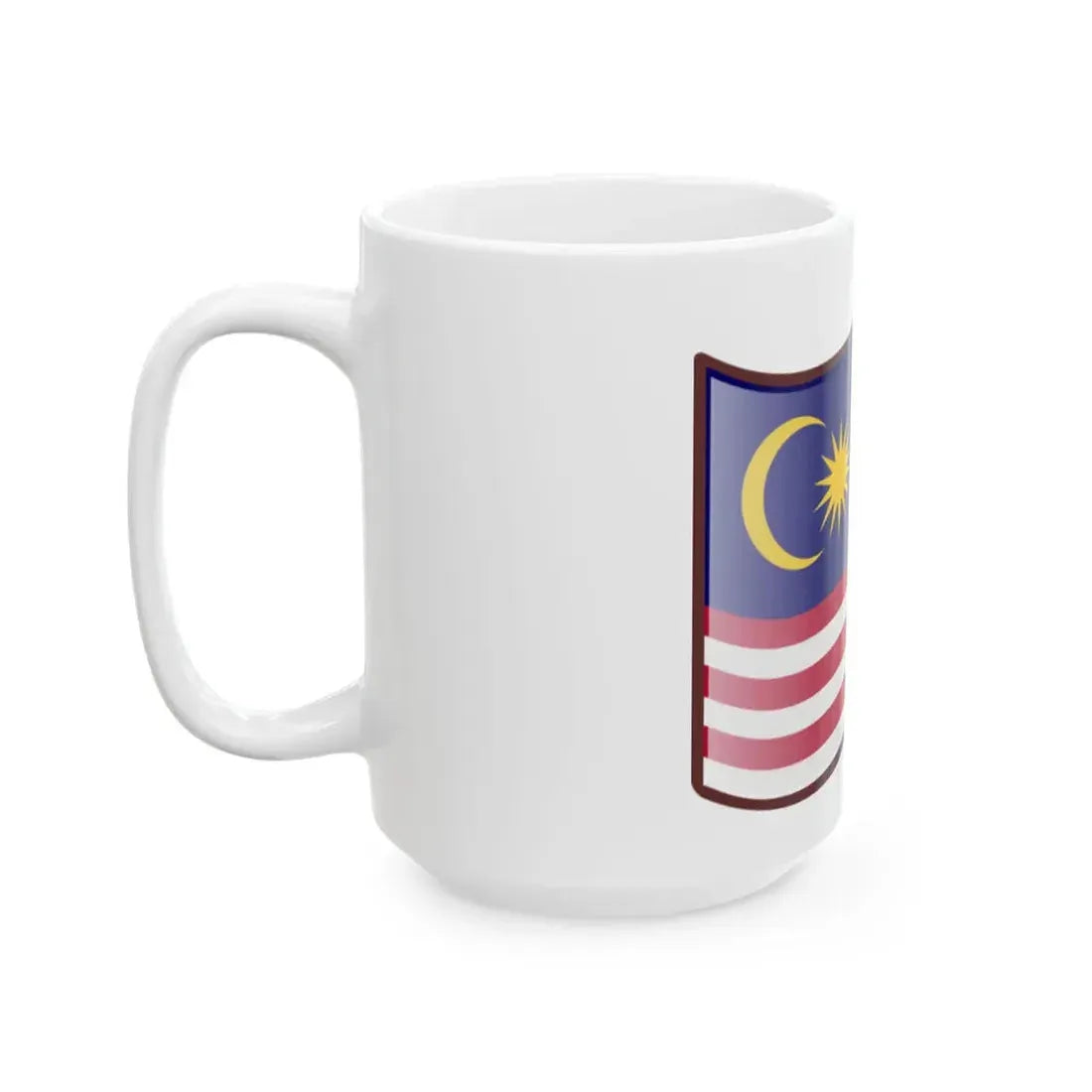 Nuvola Malaysian flag (Malaysia) White Coffee Mug - Go Mug Yourself
