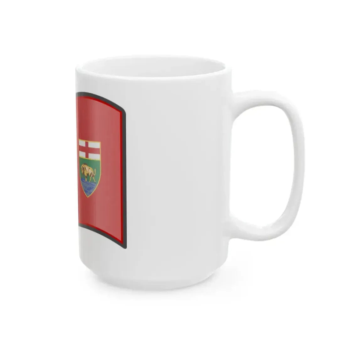 Nuvola Manitoba flag (Canada) White Coffee Mug - Go Mug Yourself