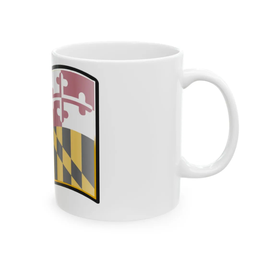Nuvola Maryland flag (United States) White Coffee Mug - Go Mug Yourself