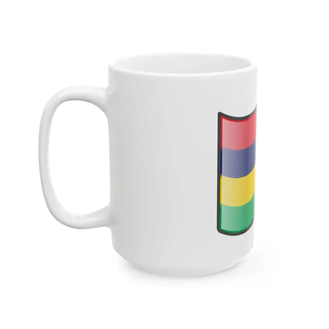 Nuvola Mauritian flag (Mauritius) White Coffee Mug - Go Mug Yourself