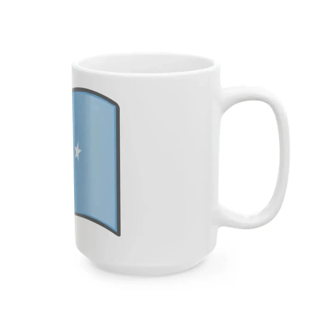 Nuvola Micronesian flag (Micronesia) White Coffee Mug - Go Mug Yourself