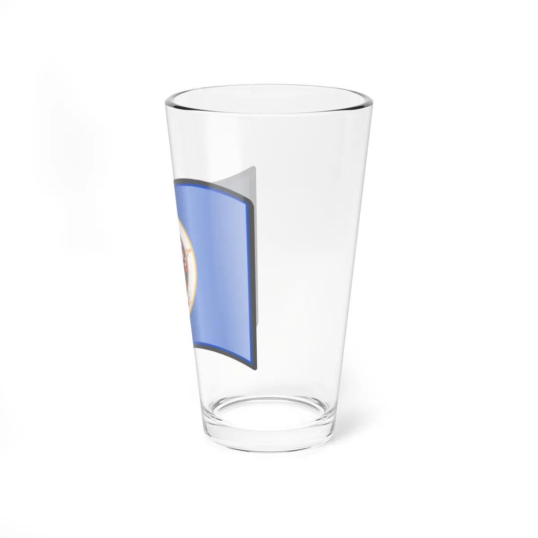 Nuvola Minnesota flag (United States) Pint Glass 16oz - Go Mug Yourself