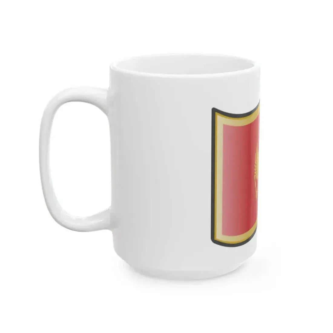 Nuvola Montenegrin flag (Montenegro) White Coffee Mug - Go Mug Yourself