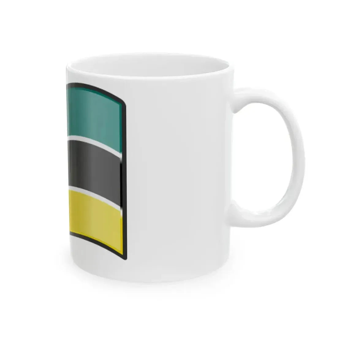 Nuvola Mozambican flag (Mozambique) White Coffee Mug - Go Mug Yourself