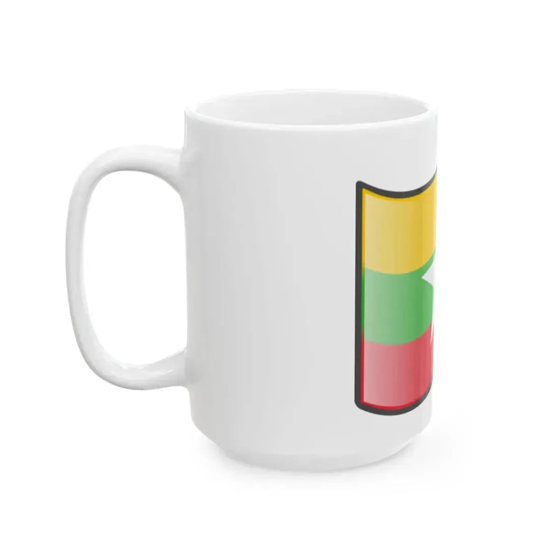 Nuvola Myanmar flag (Myanmar) White Coffee Mug - Go Mug Yourself