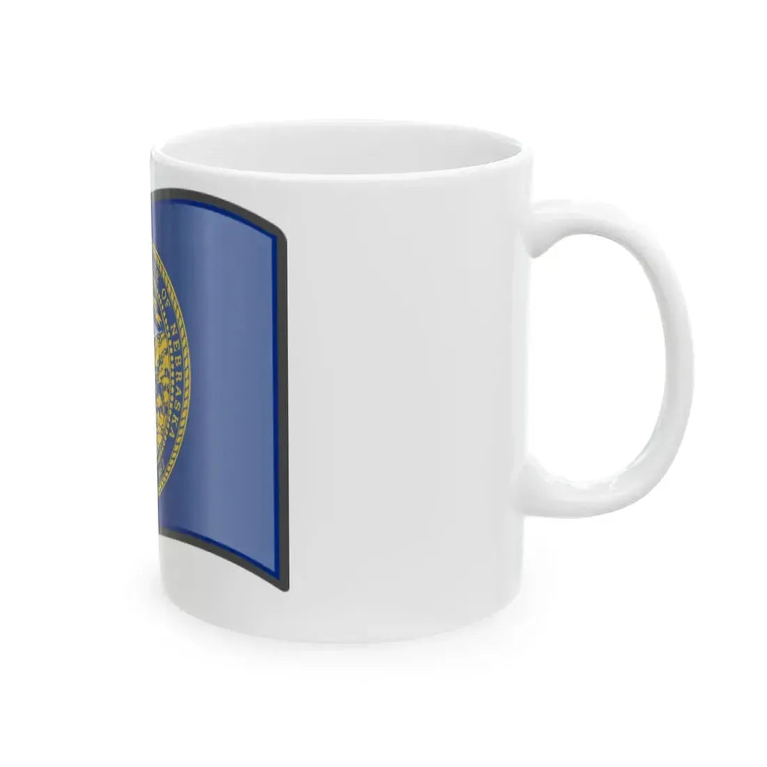 Nuvola Nebraska flag (United States) White Coffee Mug - Go Mug Yourself