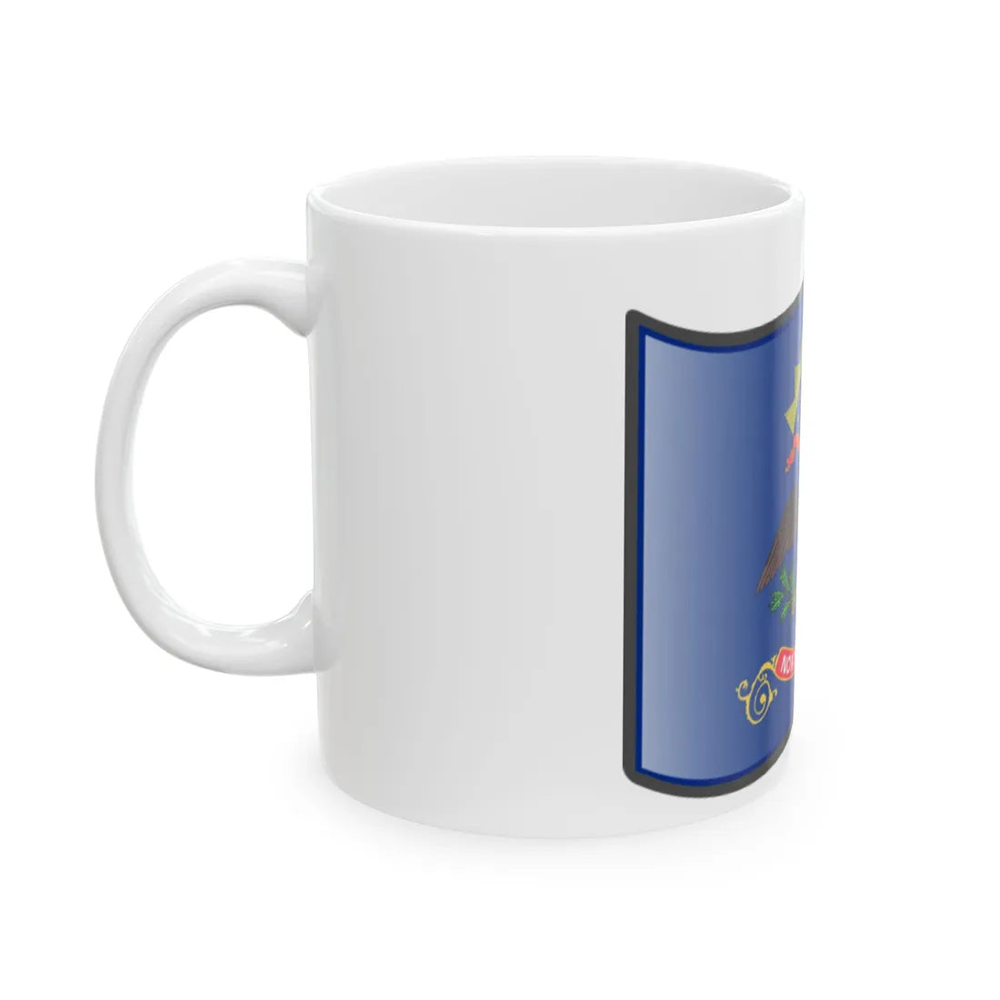 Nuvola North Dakota flag (United States) White Coffee Mug - Go Mug Yourself