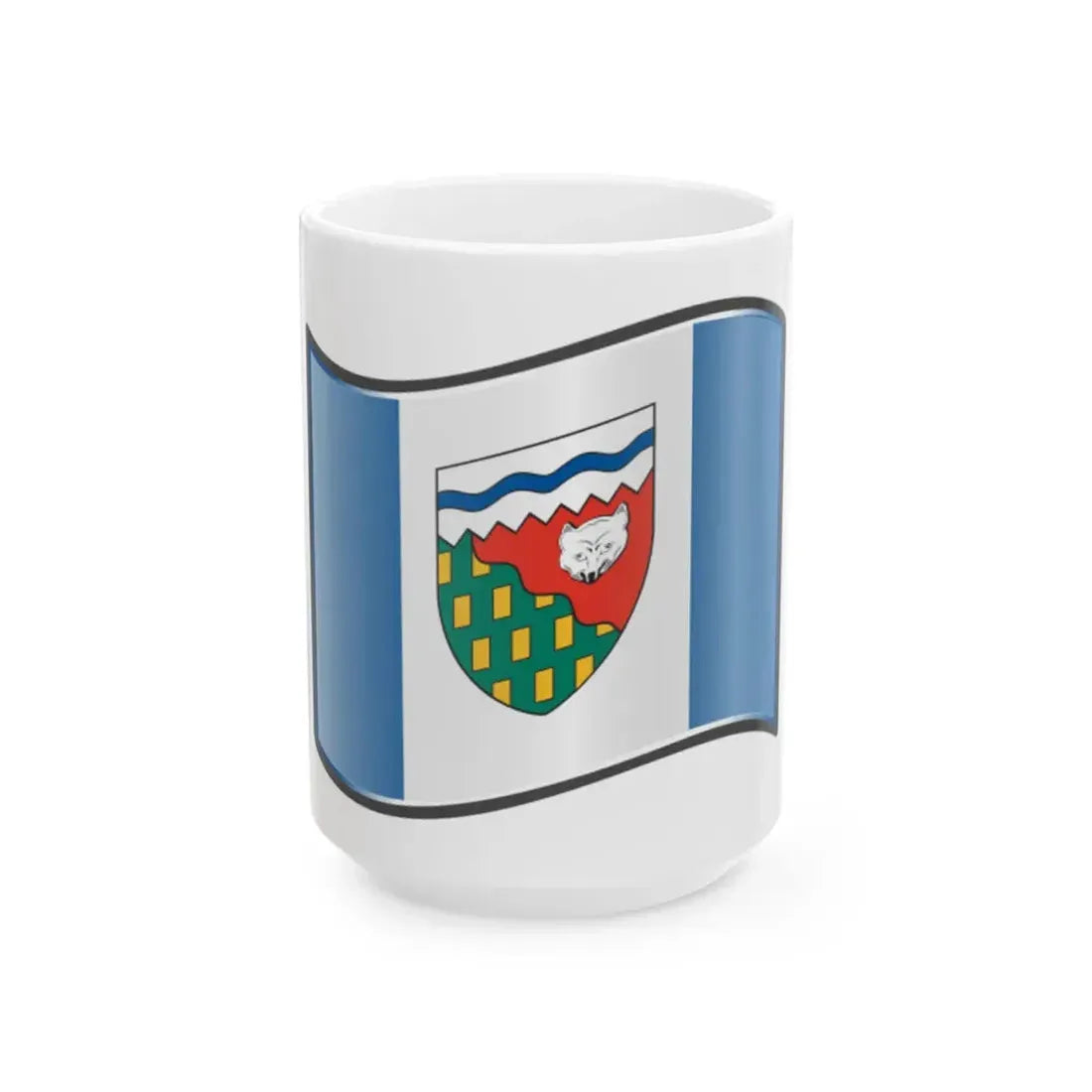 Nuvola NWT flag (Canada) White Coffee Mug 15oz - Go Mug Yourself