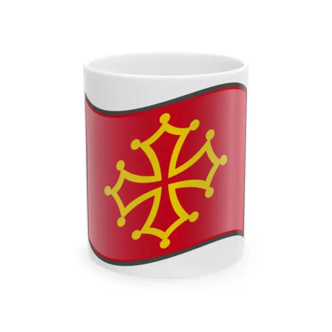 Nuvola Occitanian flag (France) White Coffee Mug 11oz - Go Mug Yourself