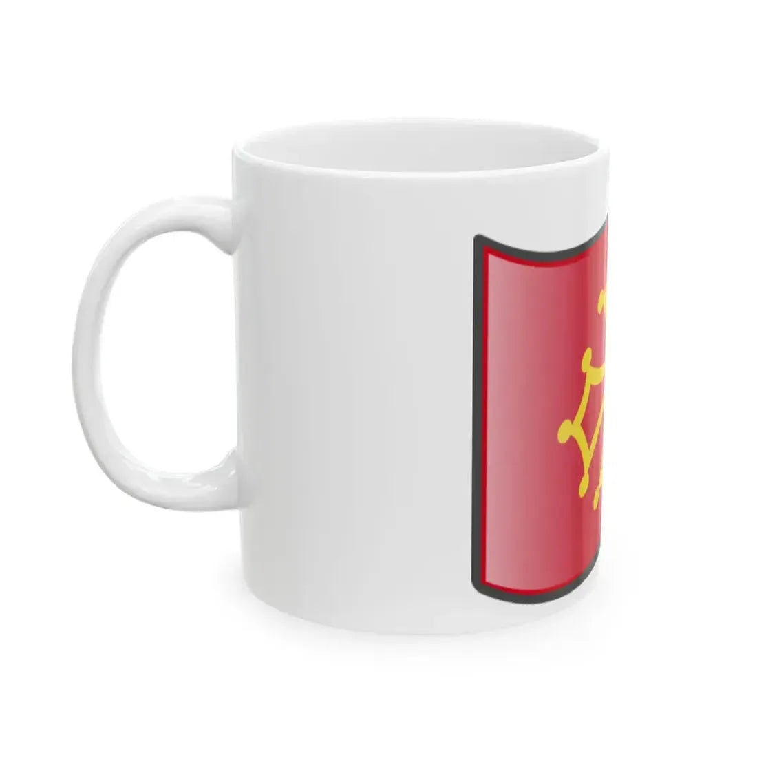 Nuvola Occitanian flag (France) White Coffee Mug - Go Mug Yourself