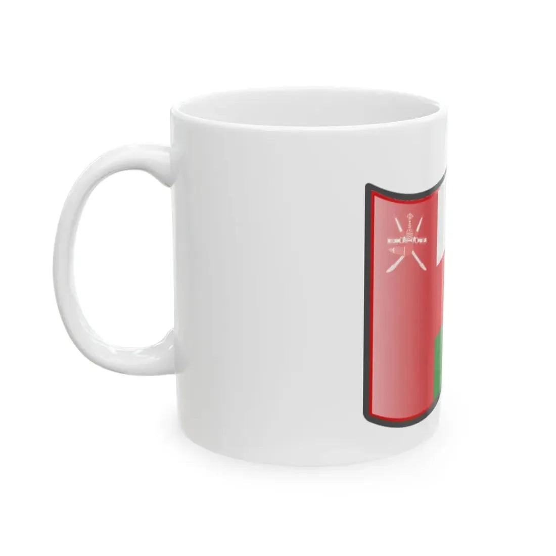 Nuvola Oman flag (Oman) White Coffee Mug - Go Mug Yourself