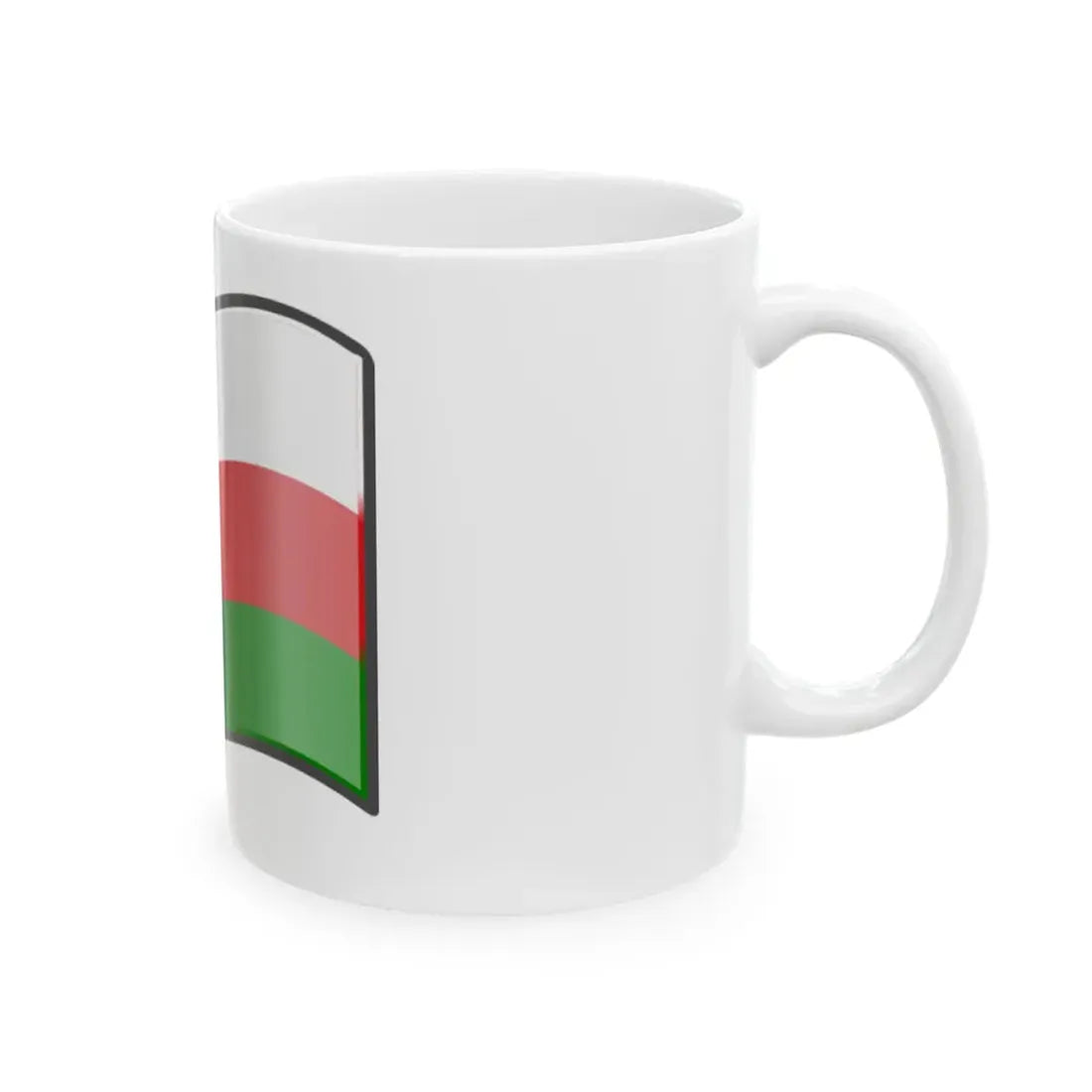 Nuvola Oman flag (Oman) White Coffee Mug - Go Mug Yourself
