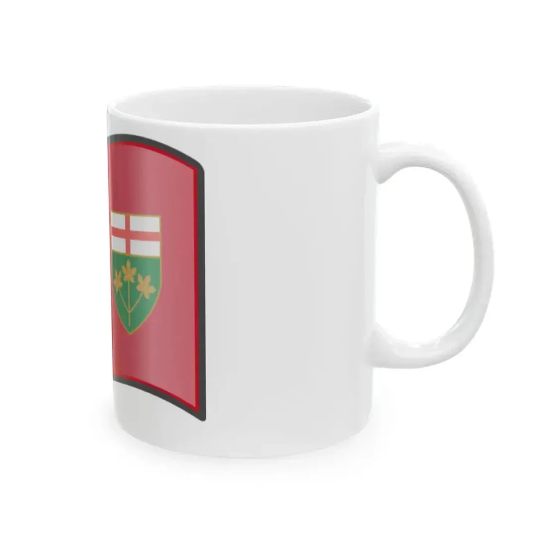 Nuvola Ontario flag (Canada) White Coffee Mug - Go Mug Yourself