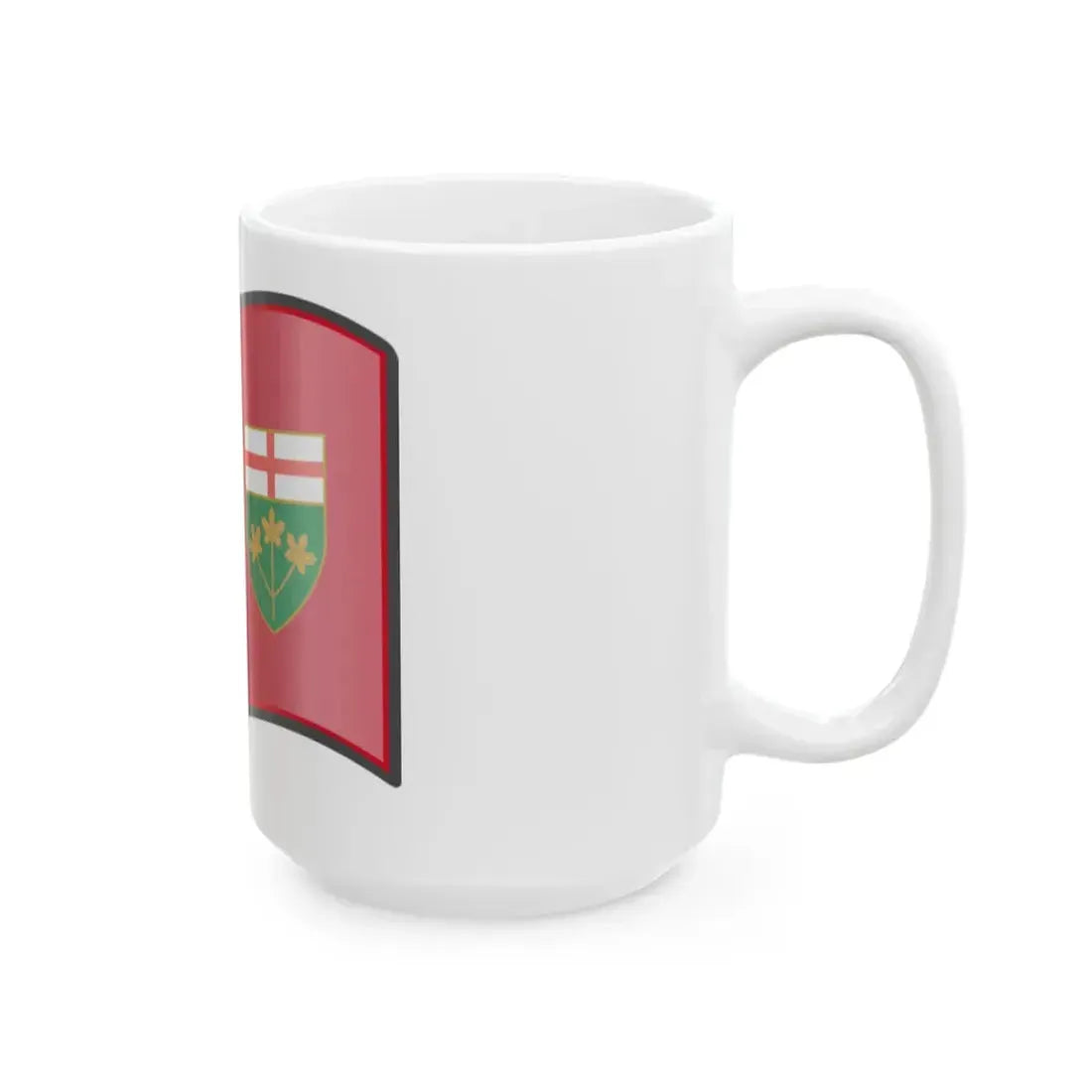 Nuvola Ontario flag (Canada) White Coffee Mug - Go Mug Yourself