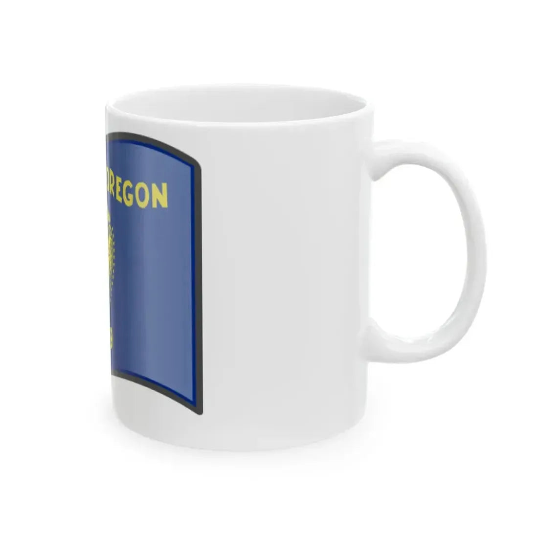 Nuvola Oregon flag (United States) White Coffee Mug - Go Mug Yourself