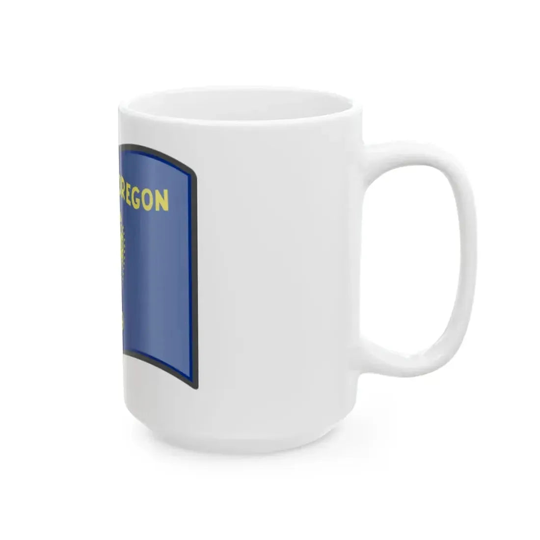 Nuvola Oregon flag (United States) White Coffee Mug - Go Mug Yourself