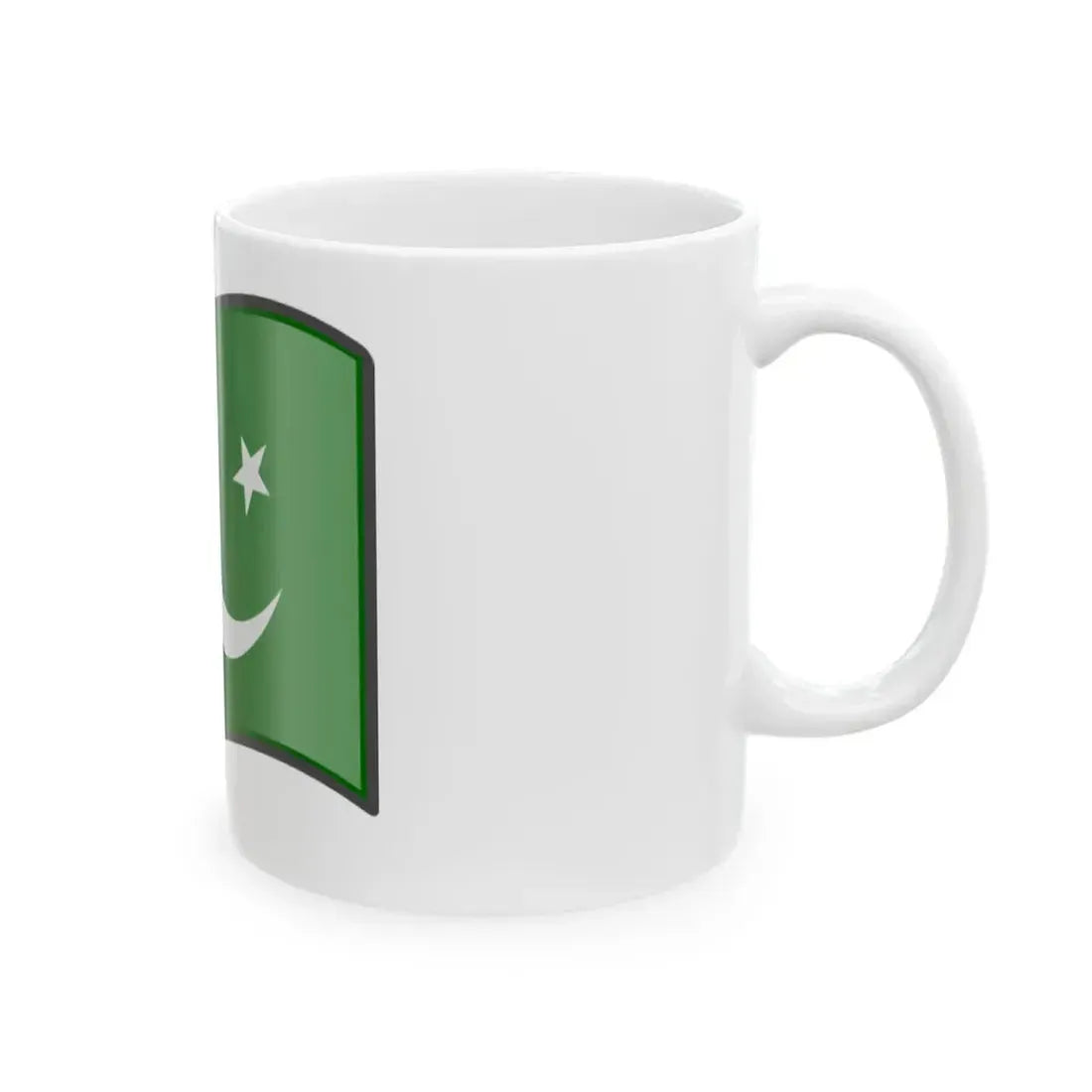 Nuvola Pakistani flag (Pakistan) White Coffee Mug - Go Mug Yourself