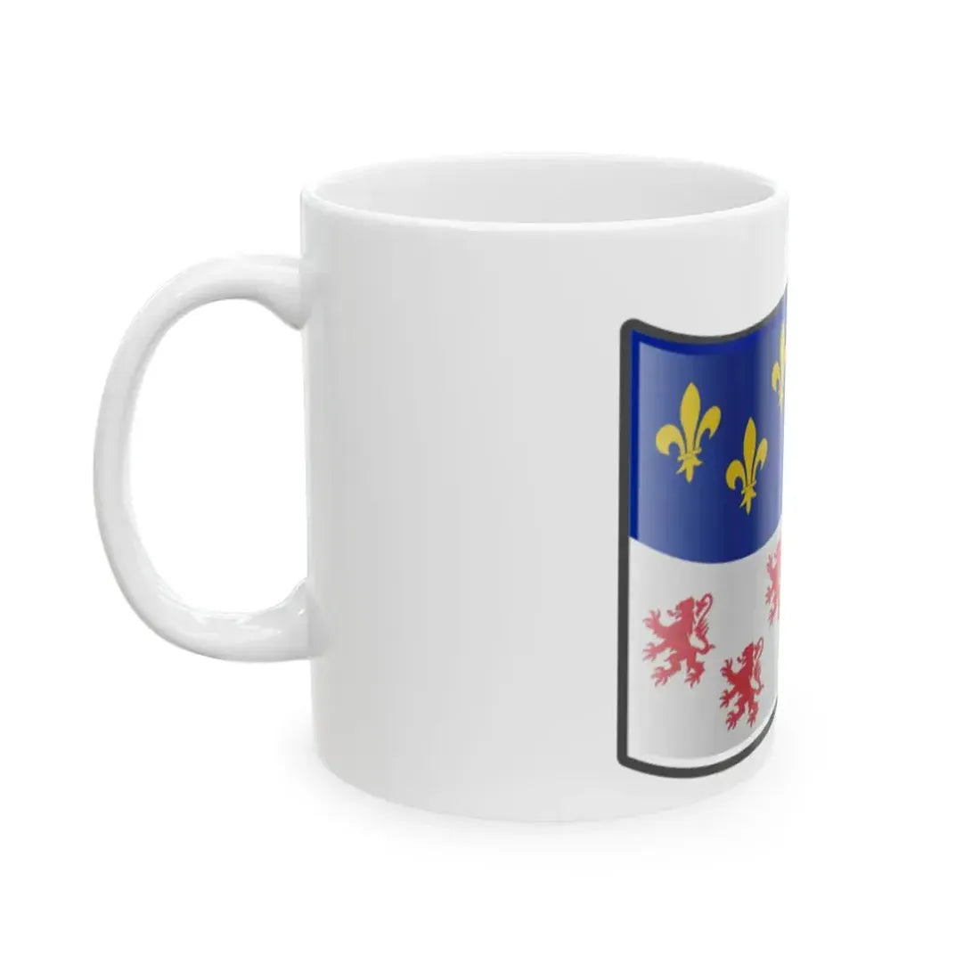 Nuvola Picardy flag (France) White Coffee Mug - Go Mug Yourself