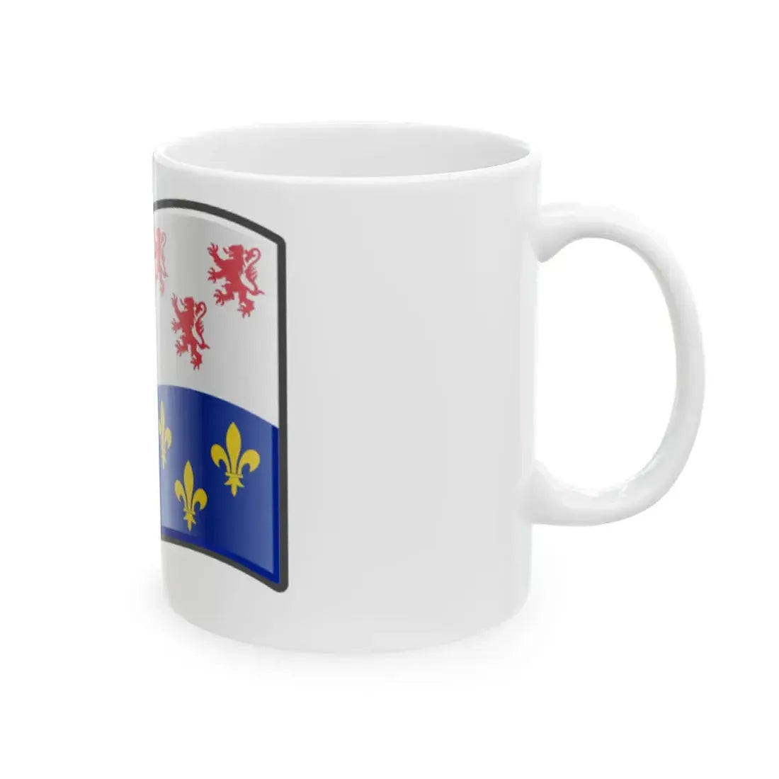 Nuvola Picardy flag (France) White Coffee Mug - Go Mug Yourself