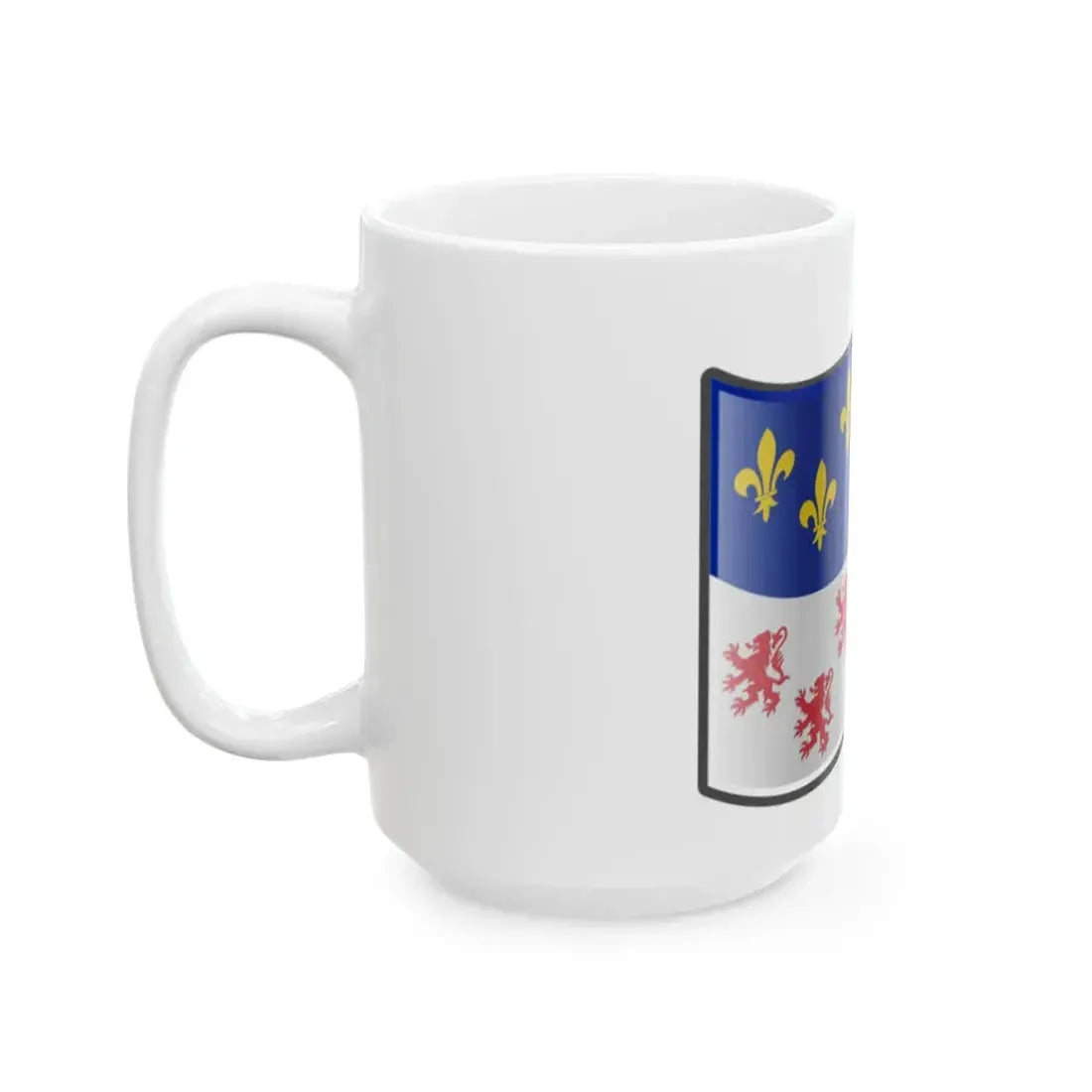 Nuvola Picardy flag (France) White Coffee Mug - Go Mug Yourself