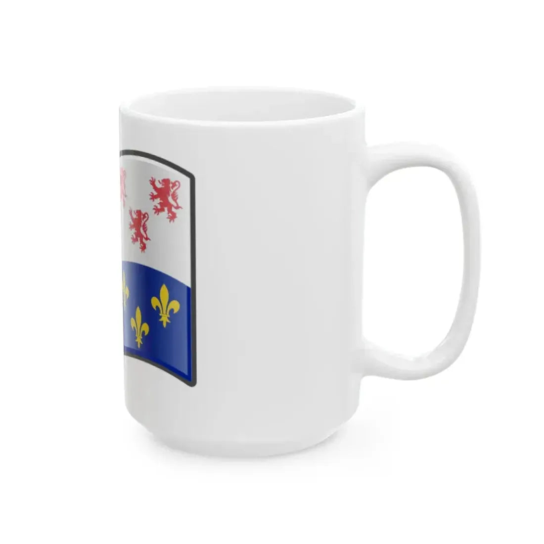 Nuvola Picardy flag (France) White Coffee Mug - Go Mug Yourself