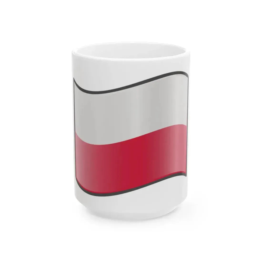 Nuvola Polish flag (Poland) White Coffee Mug 15oz - Go Mug Yourself
