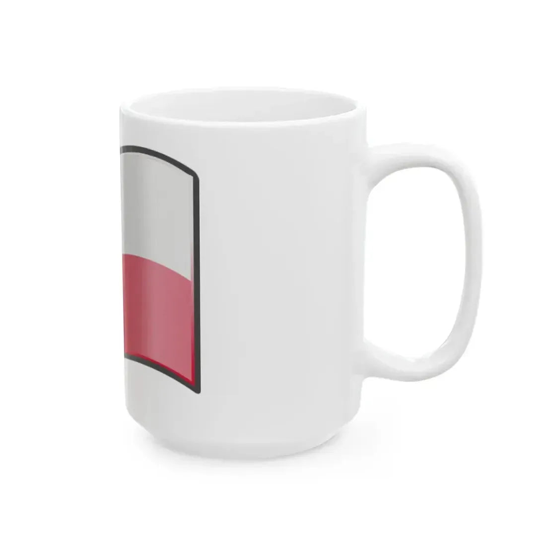 Nuvola Polish flag (Poland) White Coffee Mug - Go Mug Yourself