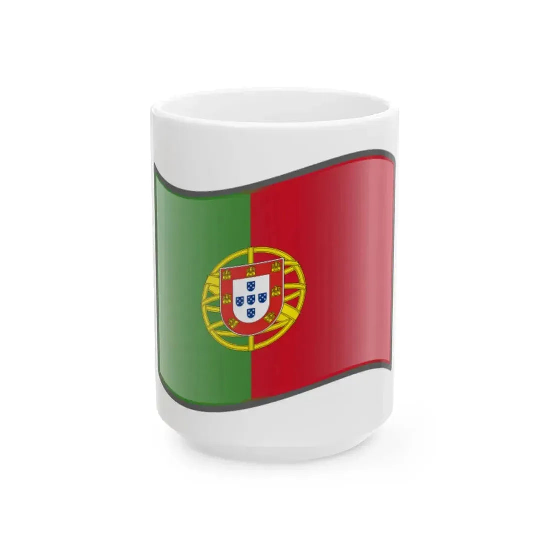 Nuvola Portuguese flag (Portugal) White Coffee Mug 15oz - Go Mug Yourself