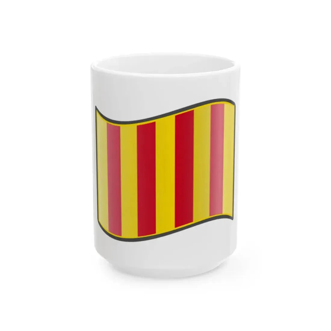 Nuvola Provence flag (France) White Coffee Mug 15oz - Go Mug Yourself