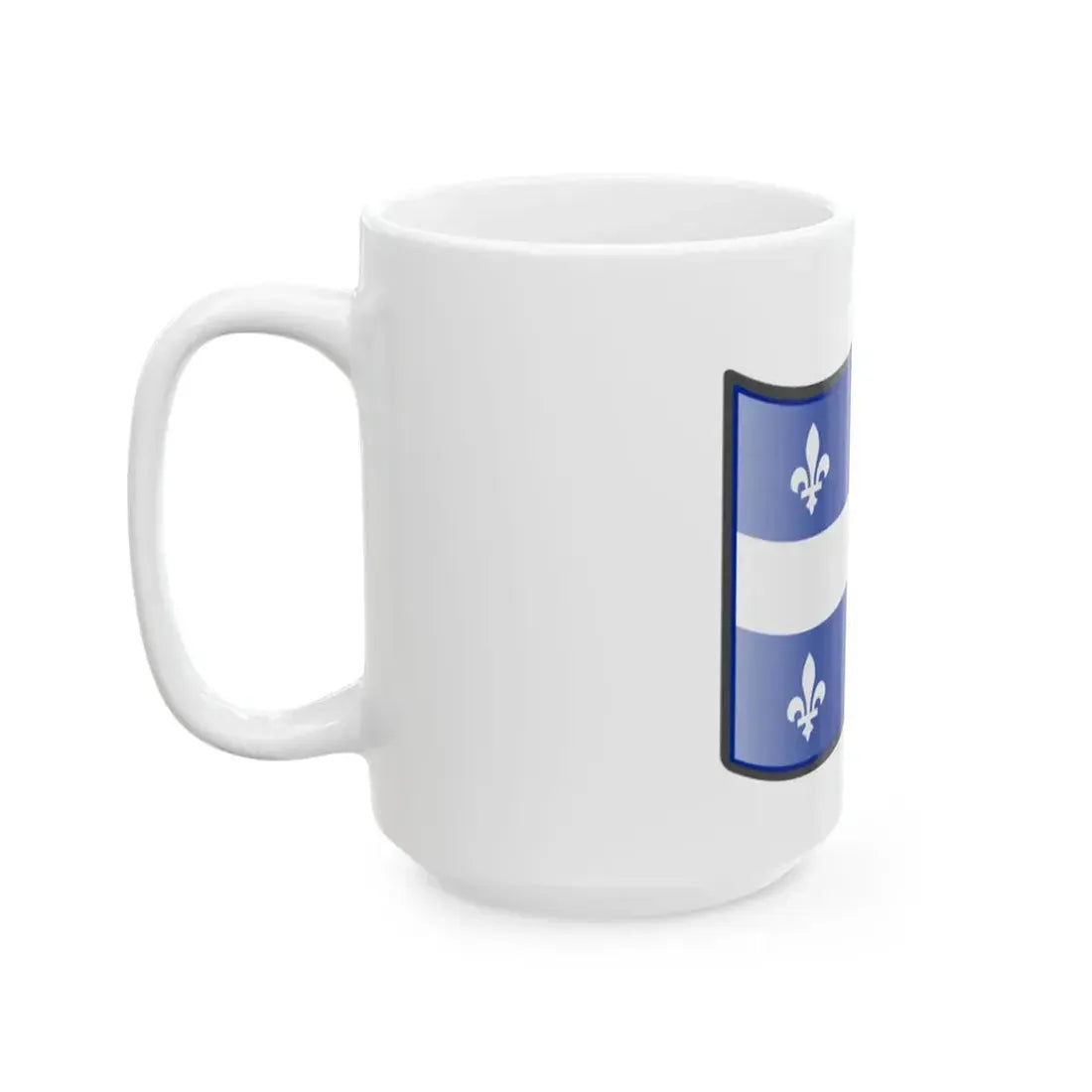 Nuvola Quebec flag (Canada) White Coffee Mug - Go Mug Yourself