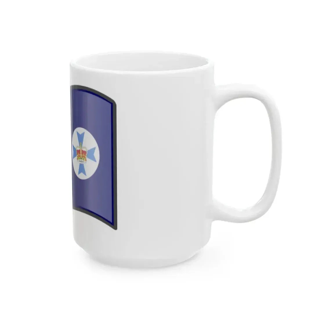 Nuvola Queensland flag (Australia) White Coffee Mug - Go Mug Yourself