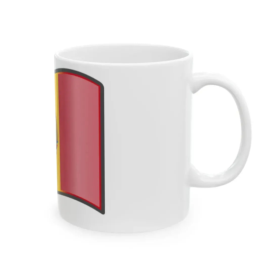 Nuvola Romanian flag 1965 (Oman) White Coffee Mug - Go Mug Yourself
