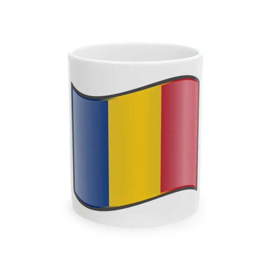 Nuvola Romanian flag (Oman) White Coffee Mug 11oz - Go Mug Yourself