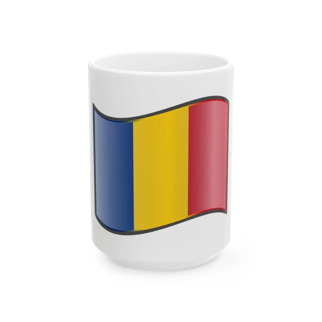 Nuvola Romanian flag (Oman) White Coffee Mug 15oz - Go Mug Yourself