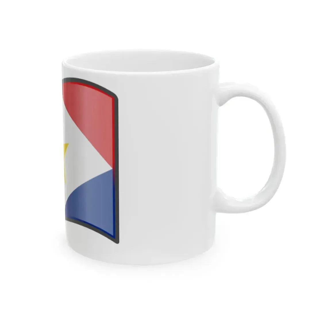 Nuvola Saba flag (Netherlands) White Coffee Mug - Go Mug Yourself
