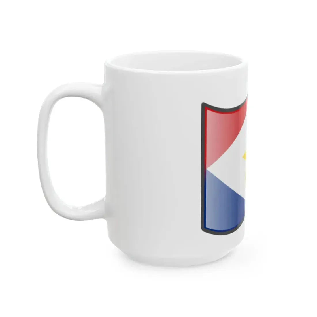 Nuvola Saba flag (Netherlands) White Coffee Mug - Go Mug Yourself