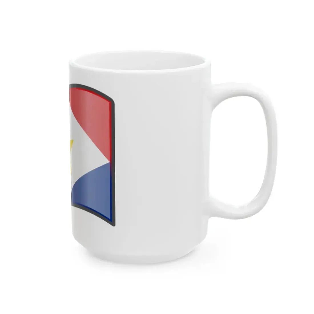 Nuvola Saba flag (Netherlands) White Coffee Mug - Go Mug Yourself