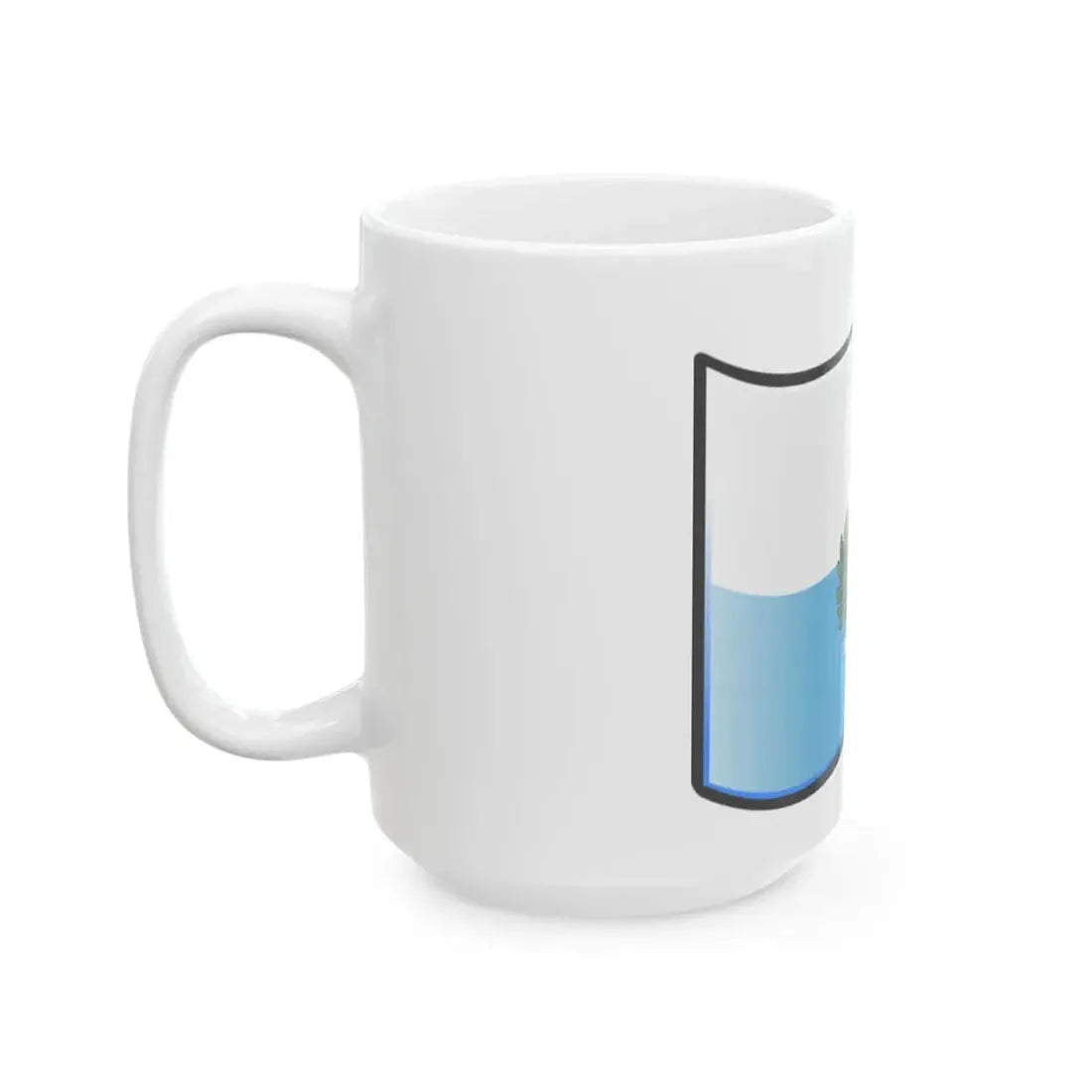 Nuvola Sammarinese flag (San Marino) White Coffee Mug - Go Mug Yourself