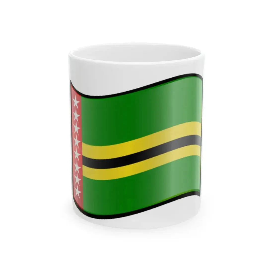 Nuvola Santander Colombia Flag (Colombia) White Coffee Mug 11oz - Go Mug Yourself