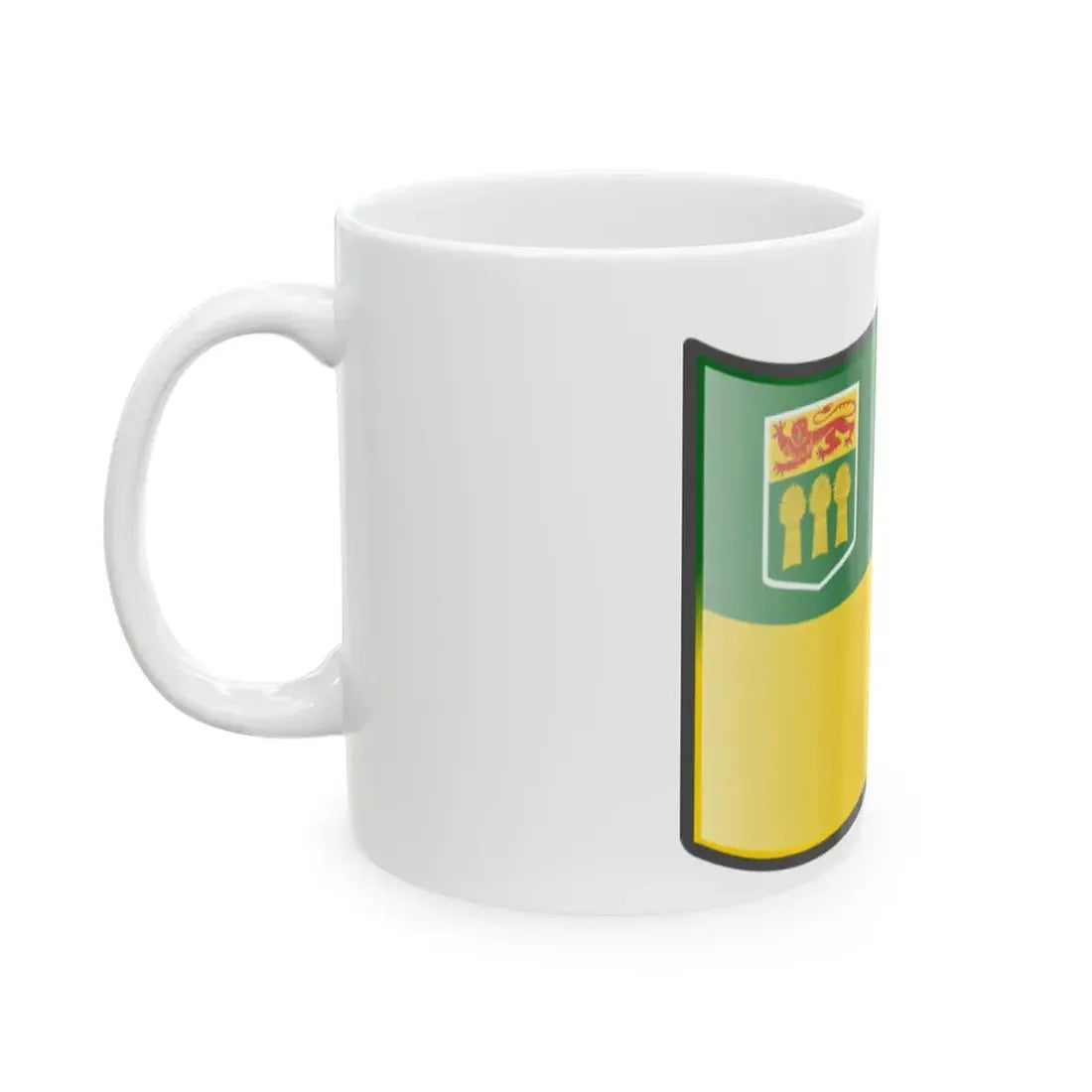Nuvola Saskatchewan flag (Canada) White Coffee Mug - Go Mug Yourself