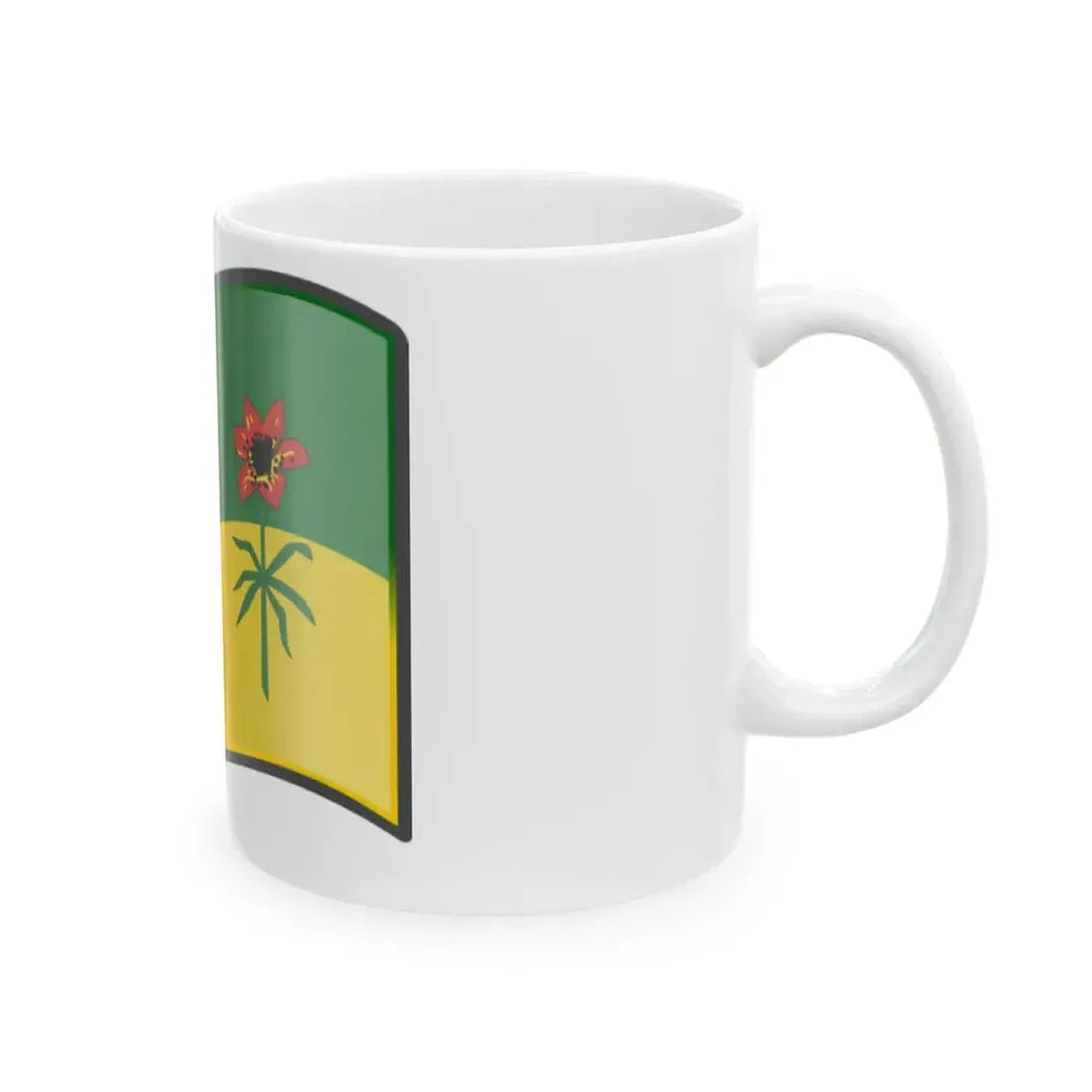 Nuvola Saskatchewan flag (Canada) White Coffee Mug - Go Mug Yourself