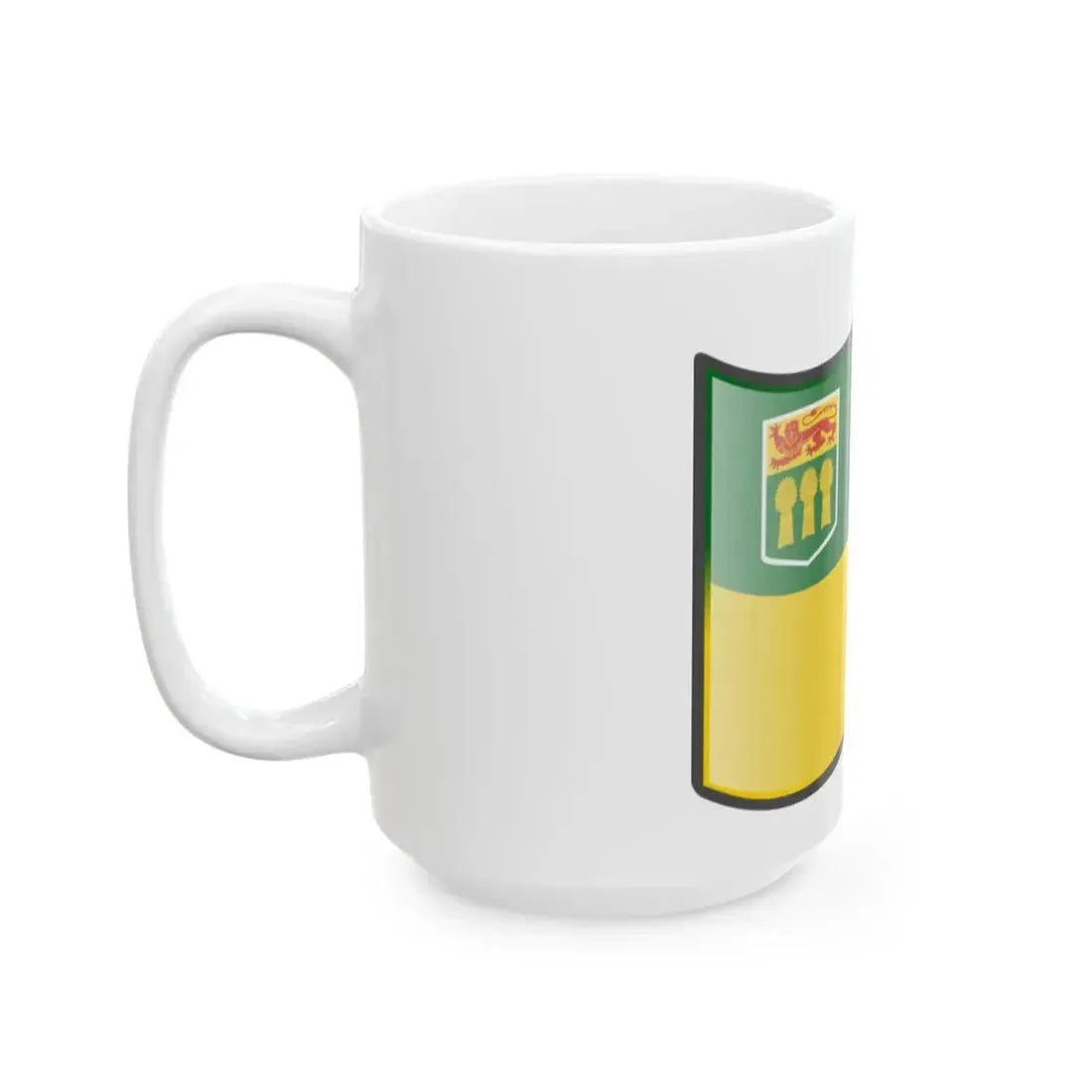 Nuvola Saskatchewan flag (Canada) White Coffee Mug - Go Mug Yourself