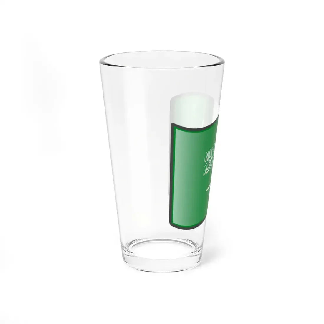 Nuvola Saudi flag (Saudi Arabia) Pint Glass 16oz - Go Mug Yourself